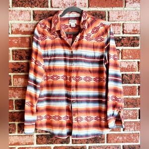 Ariat Multicolor Striped Western Button-Up Long Sleeve Shirt